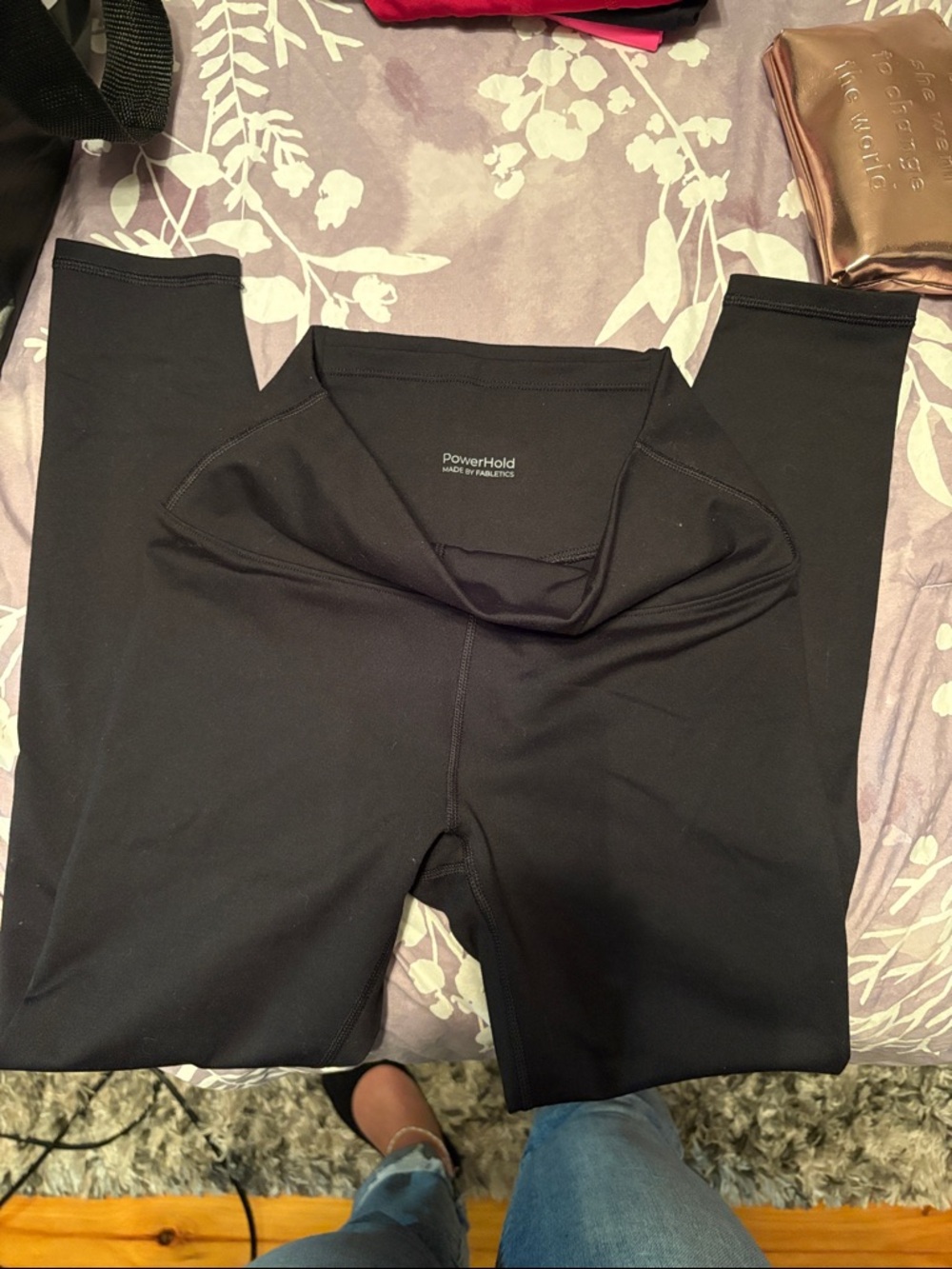 Fabletics Black PowerHold Leggings